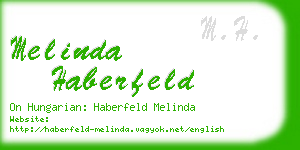 melinda haberfeld business card